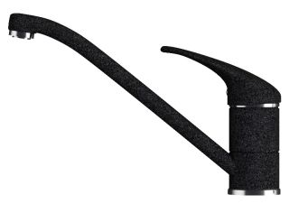 Смеситель для кухни Tolero Низкий чёрный 694661