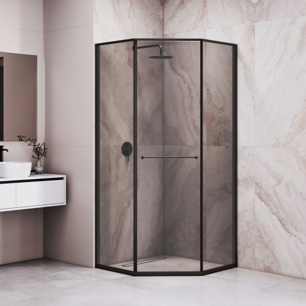 Душевой уголок RGW SV-82B "L" 33328288-34L 80x80 см чёрный