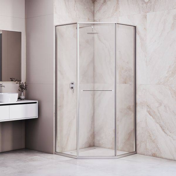 Душевой уголок RGW SV-82 "L" 33328299-11L 90x90 см хром