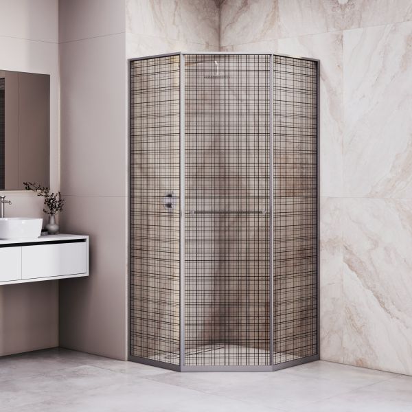 Душевой уголок RGW SV-82Gr "R" 33328282-2410R 80x120 см серый