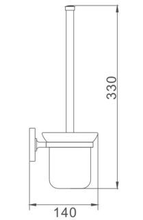 Ёршик Haiba HB1910 хром