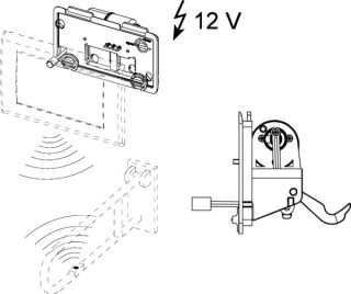 TECE Механизм  TECEplanus для поручней 9240355