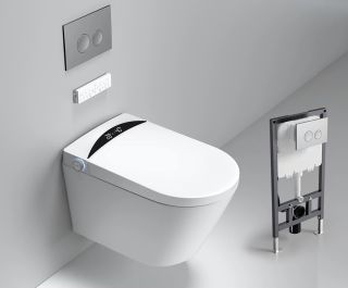 ЭЛЕКТРОННЫЙ ПОДВЕСНОЙ УНИТАЗ-БИДЕ TIMO TЕ-751 БЕЛЫЙ С ИНСТАЛЛЯЦИЕЙ