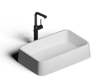 Раковина накладная by Deonria Tina 59см белый