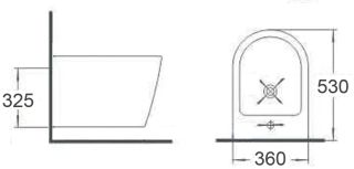 Timo биде INARI подвесное  (TK-504)