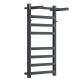 Полотенцесушитель электрический APEXTERMO Terra TR11184GF 800x400 с крючками и полкой графит металлик