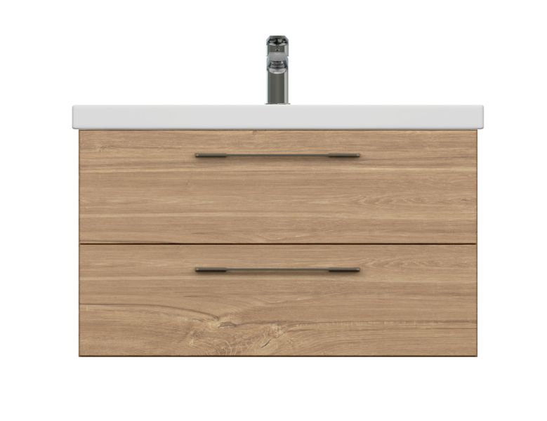 Тумба под раковину Cersanit LARA 64138 80 см под столешницу орех