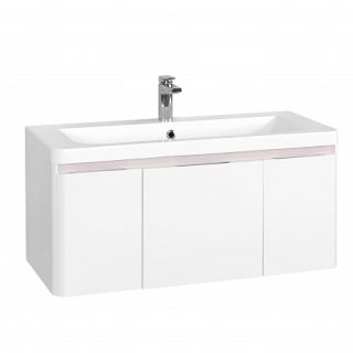 Тумба под раковину Акватон Шерилл 105см белый 1A206301SH010