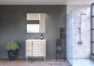 Тумба под раковину Акватон Стоун 80см сосна арлингтон 1A228201SX850