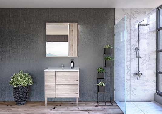 Шкаф-колонна Акватон Стоун сосна арлингтон 1A228403SX850