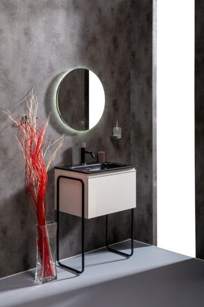 Тумба под раковину Armadi Art Vallessi 60см белый 837-060-W