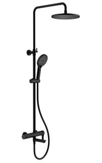 Душевая стойка Splenka S223.24.06 с термостатом чёрный