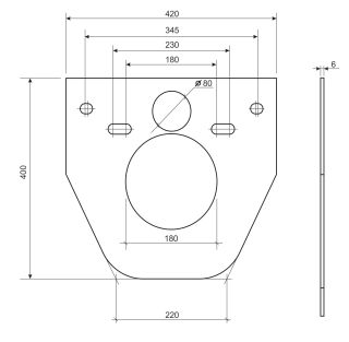 Шумоизоляционная панель для инсталляции Ceramica Nova CN1000