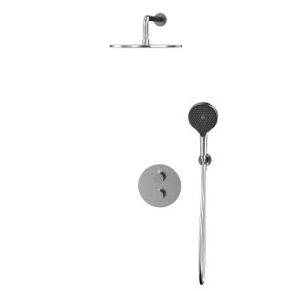 Душевой комплект термостатический WHITECROSS Y YSET08TOPNIB брашированный никель