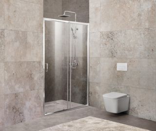 Душевая дверь, хром BelBagno UNIQUE-BF-1-100/115-P-Cr