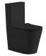 Унитаз-компакт ABBER Bequem AC1112TMB безободковый чёрный матовый