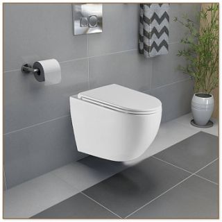 Унитаз подвесной Azario Navio AZ-0074 в комплекте с сиденьем микролифт