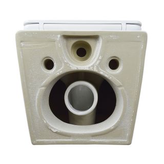 Унитаз подвесной Azario Trevi AZ-0093UQ3 безободковый в комплекте с сидением микролифт Смыв торнадо