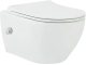 Унитаз подвесной beWash Bogen 88343601 со смесителем, системой микролифт, белый