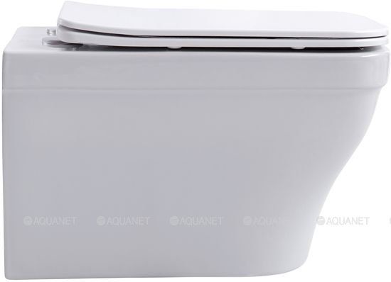 Унитаз подвесной Aquanet Elegant Rimless Elegant W LX-1163 Soft Close 280960 белый