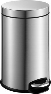 Ведро для мусора WELTWASSER WW ERFIE MT 8L ХРОМ МАТОВЫЙ