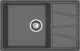 Мойка кухонная GranFest Графит Vertex V-780 L граф