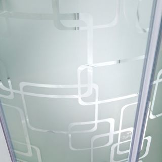 Душевая кабина Deto ЕМ1580 с гм. и эл. 80х80х220 см