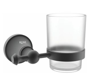 Стакан для ванной комнаты Rose RG1912H чёрный