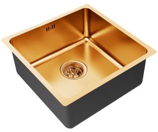 Мойка кухонная Paulmark Vista PM304444-BG брашированное золото