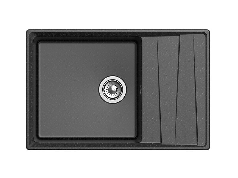 Мойка кухонная GranFest Чёрная Level LV--760 L чер