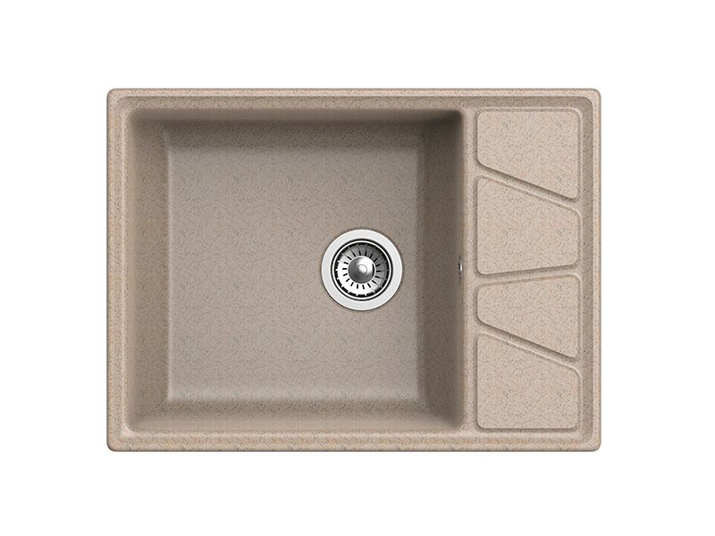 Мойка кухонная GranFest Песок Vertex V-680 L пес