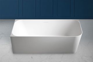 Ванна из искусственного камня ABBER Stein AS9621-1.7 L левая 170x75см белый матовый