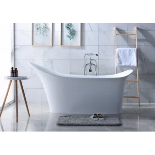 Ванна из искусственного камня Timo Juta JUTA1815 180x85 см белый