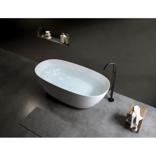 Ванна из искусственного камня Timo Satu SATU1450 145x78 см белый