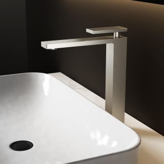 Смеситель для раковины Vincea Dice VBF-2DS2BN, брашированный никель