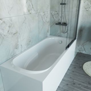 Ванна акриловая Vincea VBT-2A170-LG с ножками 1700*750*480, пристенная, цвет белый