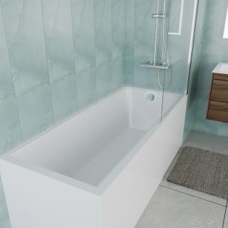 Ванна акриловая Vincea VBT-2G170-LG с ножками 1700*700*470, пристенная, цвет белый