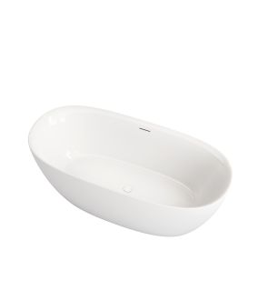 Ванна акриловая Vincea VBT-708-1700, цвет белый, щелевой перелив