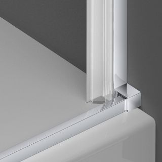 Душевая дверь Vincea Alpha VDP-3AL600CLB, черный, стекло прозрачное