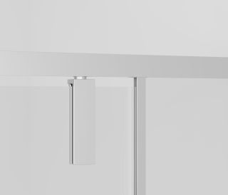 Душевая дверь Vincea Slim-N VDP-4SN120CLGM, вороненая сталь, стекло прозрачное