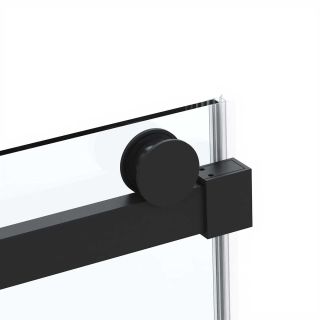 Душевая дверь Vincea Сomo Soft VDS-1CS140CLB, 1400, черный, стекло прозрачное