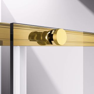 Душевая дверь Vincea Slim-N VDS-4SN140CLG, 1400, брашированное золото, стекло прозрачное