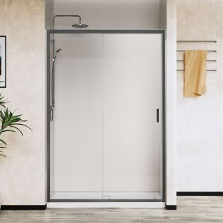 Душевая дверь Vincea City VDS-5CT110CLGM, 1100, вороненая сталь , стекло прозрачное