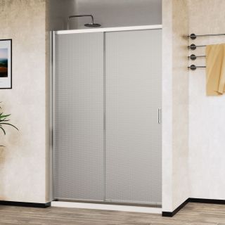 Душевая дверь Vincea City VDS-5CT130MT, 1300, хром, стекло текстурное