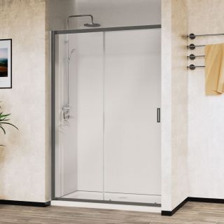 Душевая дверь Vincea City VDS-5CT150CLGM, 1500, вороненая сталь, стекло прозрачное