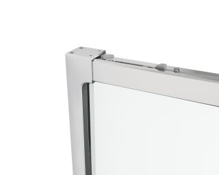 Душевая дверь Vincea Ultima VDS-7UL140CLGM, 1400, вороненая сталь, стекло прозрачное