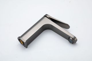 Смеситель для раковины Gappo G1010-9 оружейная сталь