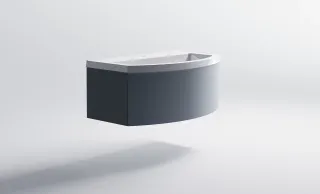 Тумба с раковиной Astra-Form Венеция 2.0 3100003ncss3005-r80b+04010022 80 см голубой матовый