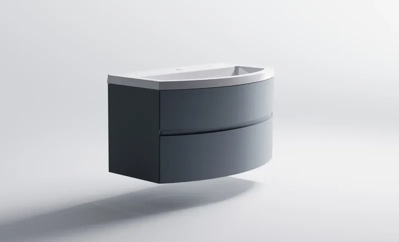 Тумба с раковиной Astra-Form Венеция 2.0 03100004ncss3005-r80b+04010022 80 см голубой матовый