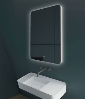 Зеркало Vincea LED VLM-3BE5008-2 500х800 c сенсорным выключателем и диммером, антизапотевание